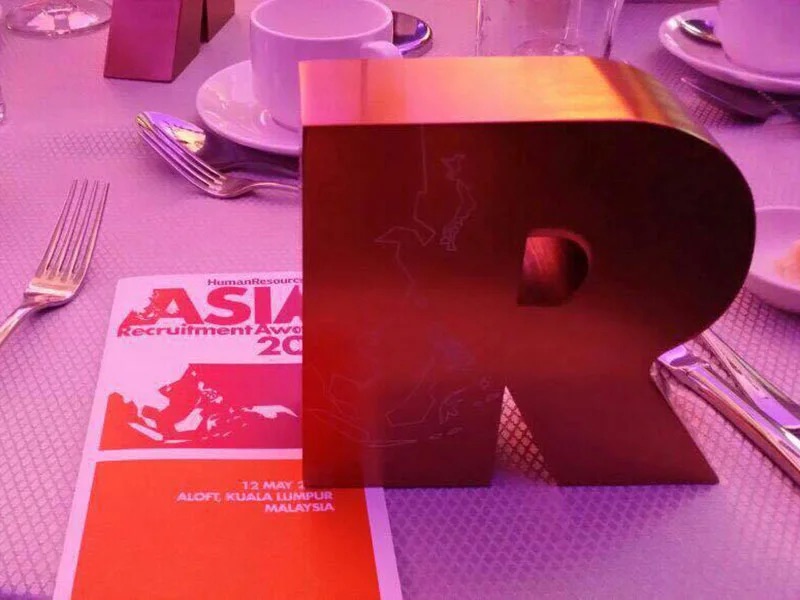 Asia recruitment awardでの写真